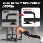 RELIFE REBUILD YOUR LIFE Power Tower Pull Up Bar Station Workout Dip Station for Home Gym Strength Training Fitness Equipment, 4