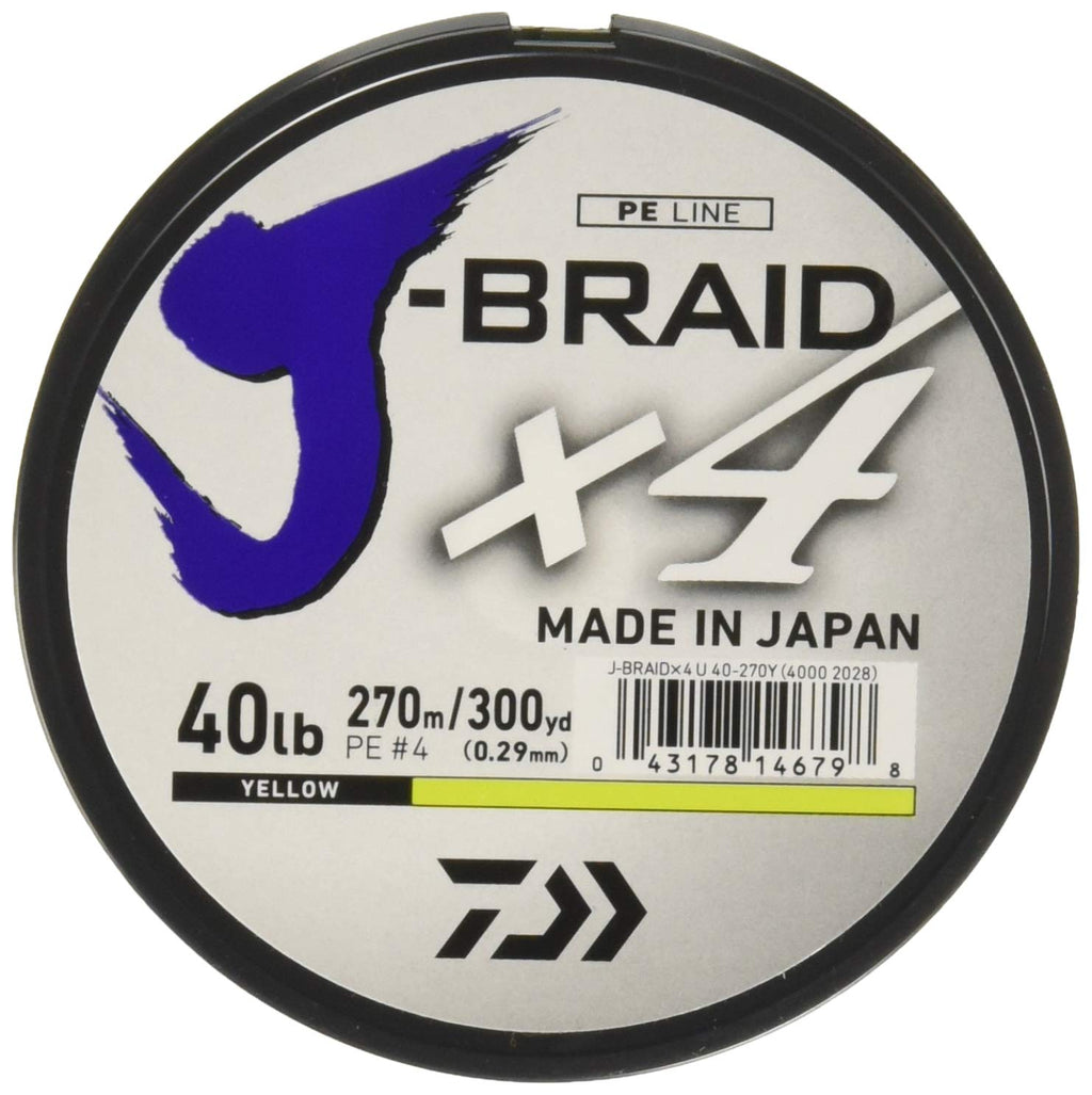 Daiwa Jb4U30-300Fy, Filler Spool, Fluorescent Yellow, Mono Dia.= 8Lb.