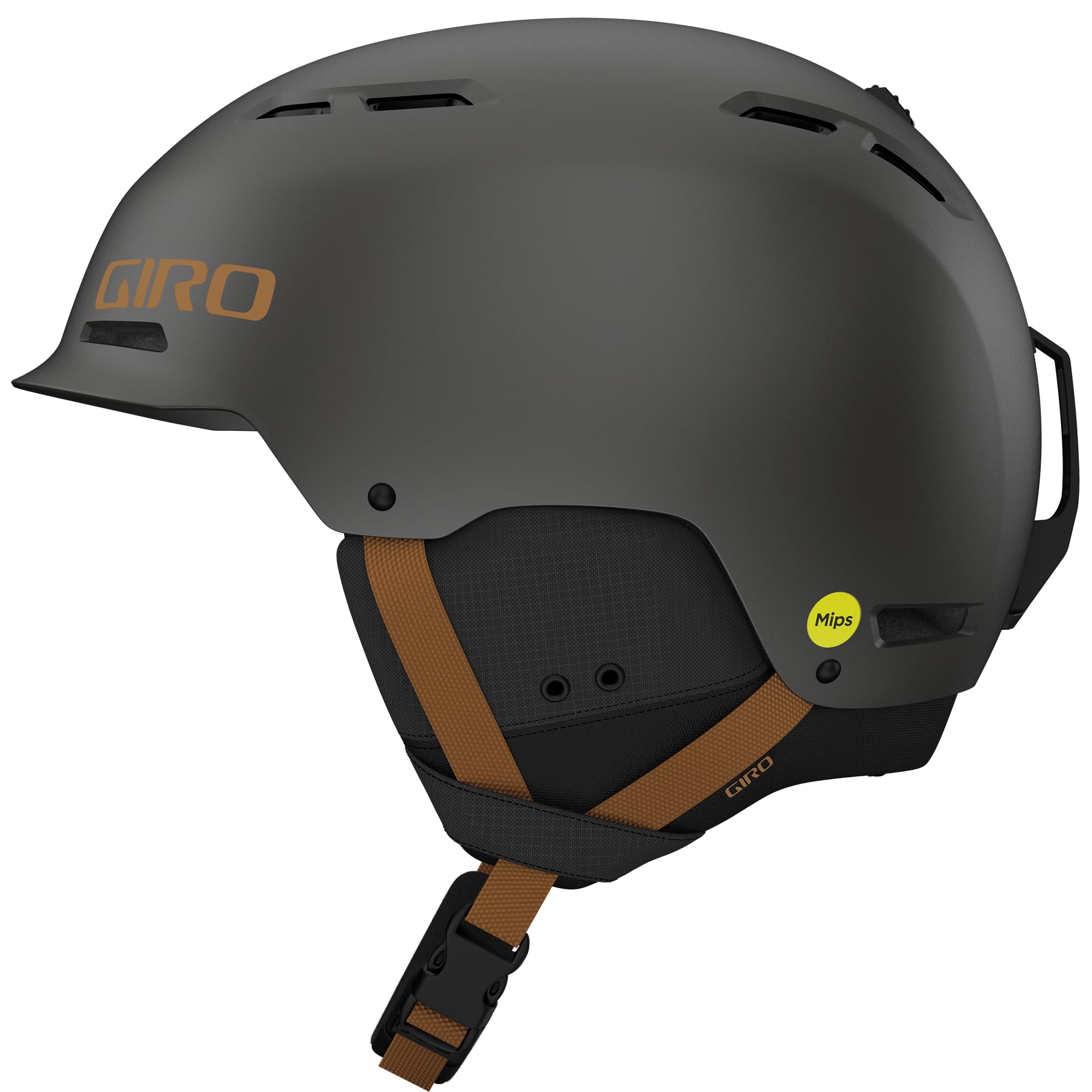 Giro Trig MIPS Ski Helmet - Snowboard Helmet for Men, Women & Youth - Metallic Coal/Tan - S (52-55.5 cm)