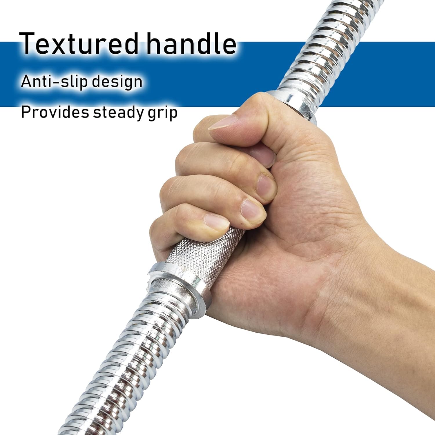 Rowland Harbor Threaded Dumbbell 12.614.214.815.718.119.722Inch(32353840465056Cm) Curved Handlesadjustable Dumbbell Bar Handles