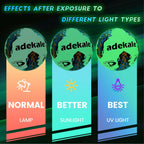 Adekale Soccer Balls Size 5,Glow In The Dark Official Size Soccer Ball,Indoor/Outdoor Light Up Training Ball With Pump And Needl