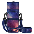 Casebot Water Bottle Carrier Bag Sling Case, Sports Water Bottle Pouch Holder Sleeve With Adjustable Shoulder Hand Strap And 2 P
