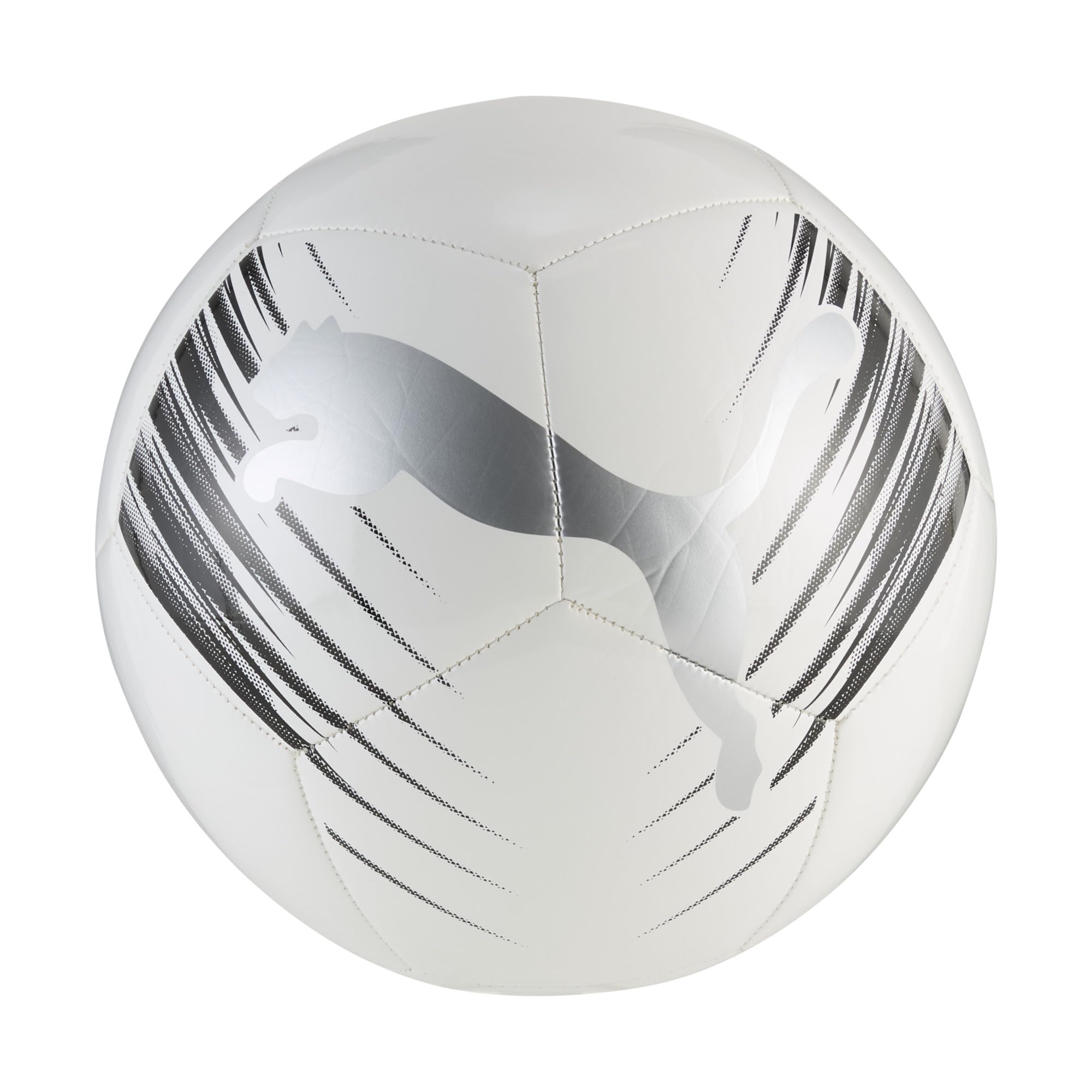 PUMA Unisex Attacanto Graphic Soccer Ball, White- Black AH25, 5 Attacanto Graphic Ball