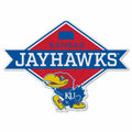 Rico Industries Ncaa Kansas Jayhawks Diamond Shape Cut Pennant - Home And Living Room D  Cor - Soft Felt Ez To Hang 20.5 X 18