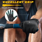 Freetoo Full-Finger Workout Gloves For Men, [Excellent Grip] [Palm Protection] Padded Weightlifting Gloves Lightweight Gym Glove