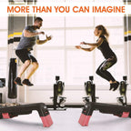 Yes4All Multifunctional Fitness Aerobic Step Platform/Aerobic Deck, Household Step Workout Bench For Home Gym (Red/Black)