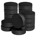 Faswin 18 Pack Ice Hockey Pucks With 3 Reusable Mesh Bag, Official Regulation, Diameter 3'', Thickness 1'', 6Oz, Black