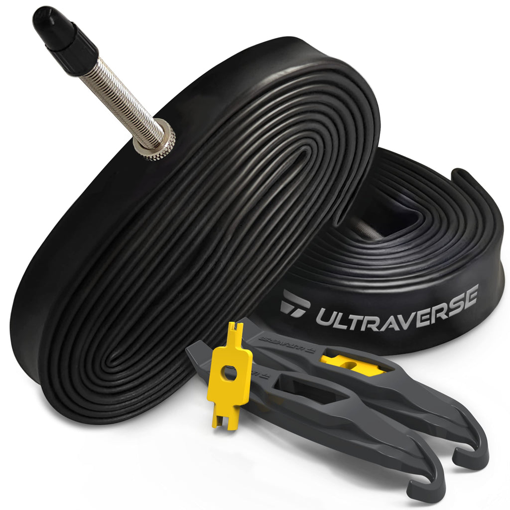 Ultraverse Bike Inner Tube For 700X35-43C, 28 Inch Bicycle Wheel Sizes With 48Mm Presta Valve - Butyl Rubber Tubes For Road And 