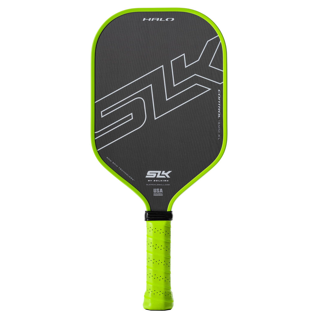 Selkirk Sport Slk Halo Power Xl Pickleball Paddle | Raw Carbon Fiber Pickleball Paddle With A Rev-Core Power Polymer Core | The