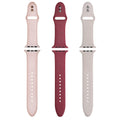 Libra Gemini 3 Pack Compatible With Apple Watch Band 49Mm 45Mm 44Mm 42Mm,Womens Sparkle Powder Soft Cute Silicone Sports Iwatch 