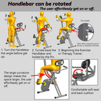 Folding Exercise Bike Arms And Feet Trainer Equipment For Home Workout Stationary Magnetic Foldable Upright Indoor Cycling Bicyc