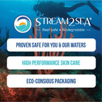 Stream 2 Sea Mask Defog, Reef Friendly Defogger Coating Anti Fog Mask For Glasses, Snorkel Mask, Scuba Divers, Ski Goggles And S