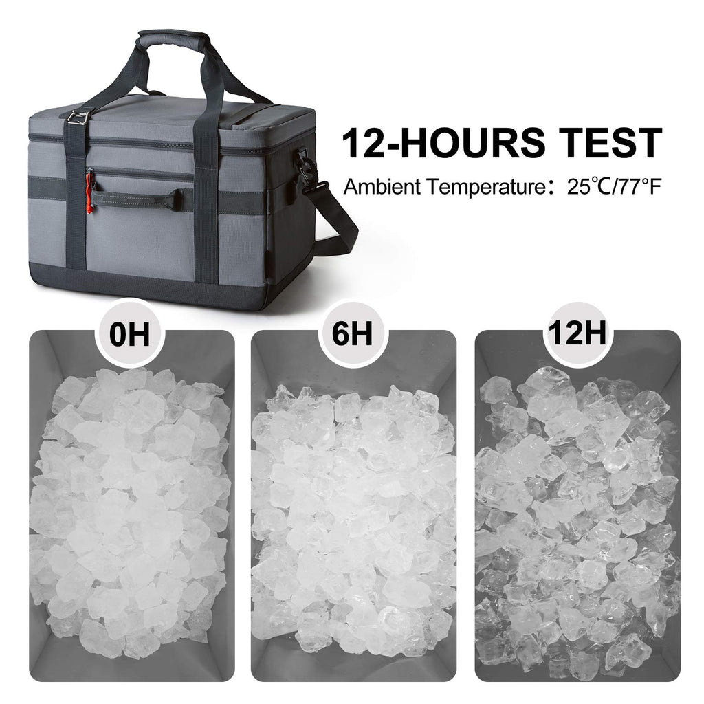 Tourit Cooler Bag 48-Can Insulated Soft Cooler Large Collapsible Cooler Bag 32L Lunch Coolers For Picnic, Beach, Work, Trip, Tie