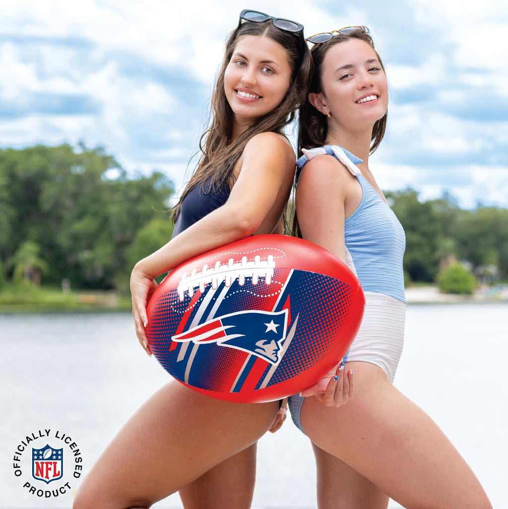 Bigmouth New England Patriots 18    Inflatable Pool Football Officially Licensed Nfl Fan Gear Merchandise Beach Ball Games For A
