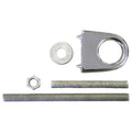 SeaSense Bow Eye (Cadmium Plated, Zamak, 3- Inch), white