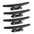 Mizugiwa Nylon Boat Cleats Dock Cleats Black 6 Inch Boat Ties,Kayak Rope Tie Cleat,Rope Cleat,Kayak Cleat For Boat Docks,Kayaks,