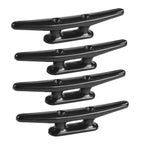 Mizugiwa Nylon Boat Cleats Dock Cleats Black 6 Inch Boat Ties,Kayak Rope Tie Cleat,Rope Cleat,Kayak Cleat For Boat Docks,Kayaks,