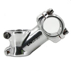 Meische Retro Silver 31.8 Stem 70Mm Mountain Bike Stem,35 Degree Bicycle Stem Riser Short Handlebar Stem For Mtb, Road Bike, Bmx