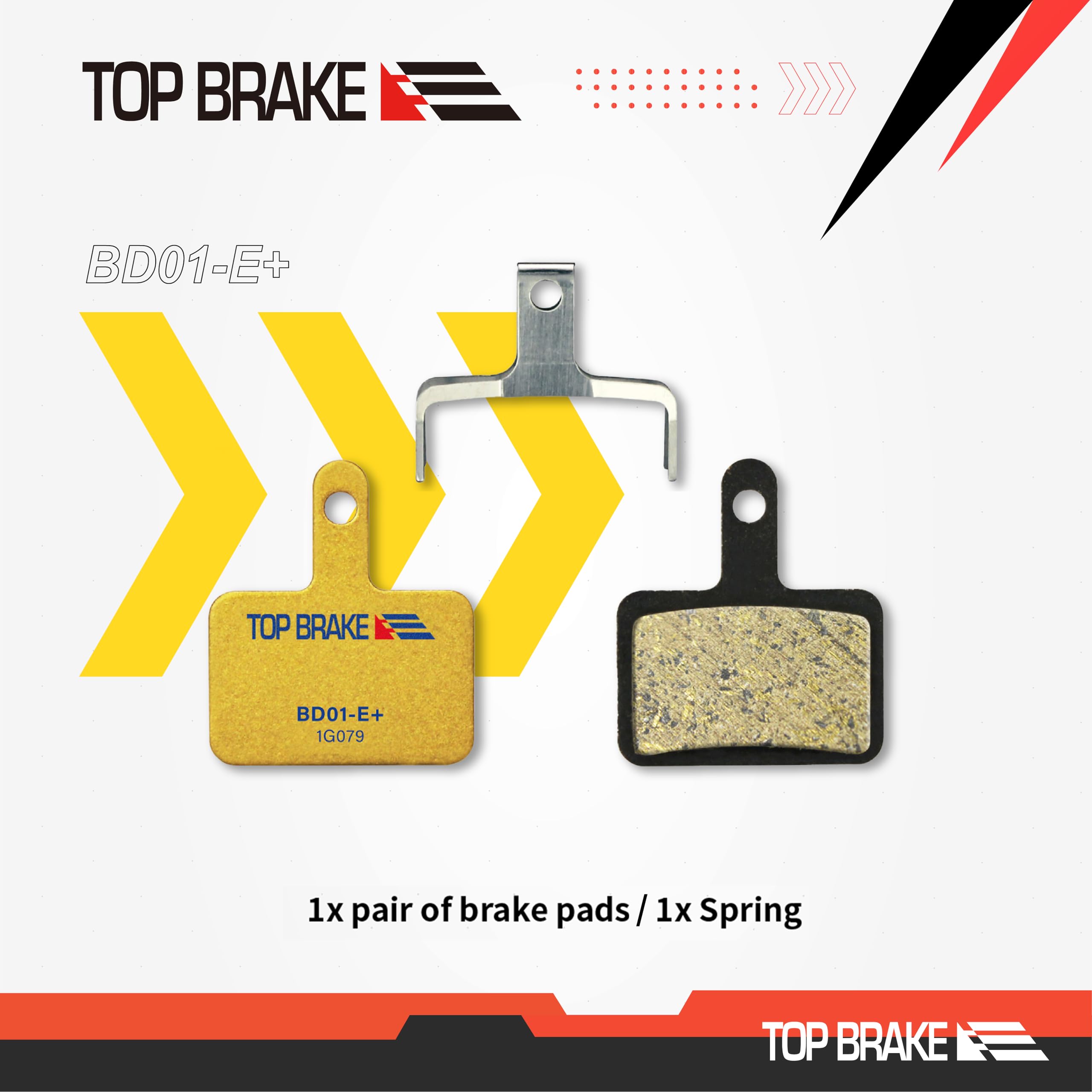 Top Brake Disc Bike Brake Pads For Shimano Deore Br-M515525375M575M515 T615 T675 M505 Trp Hylex, Hyrd, Spyre Slc, Hywire, Slate
