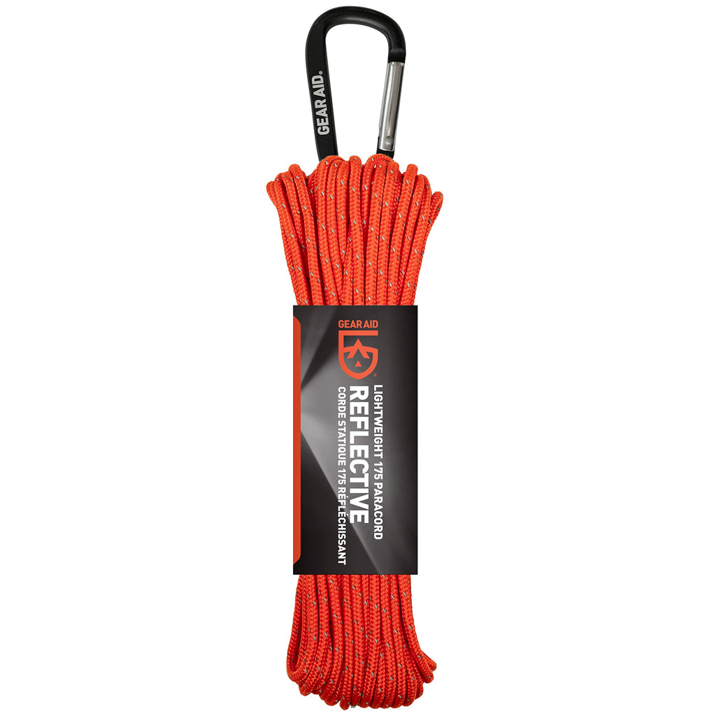 Gear Aid 175 Paracord, Lightweight Visible Guyline For Securing Tarps And Tents, Or Use As A Clotheslines For Camping, Hiking An