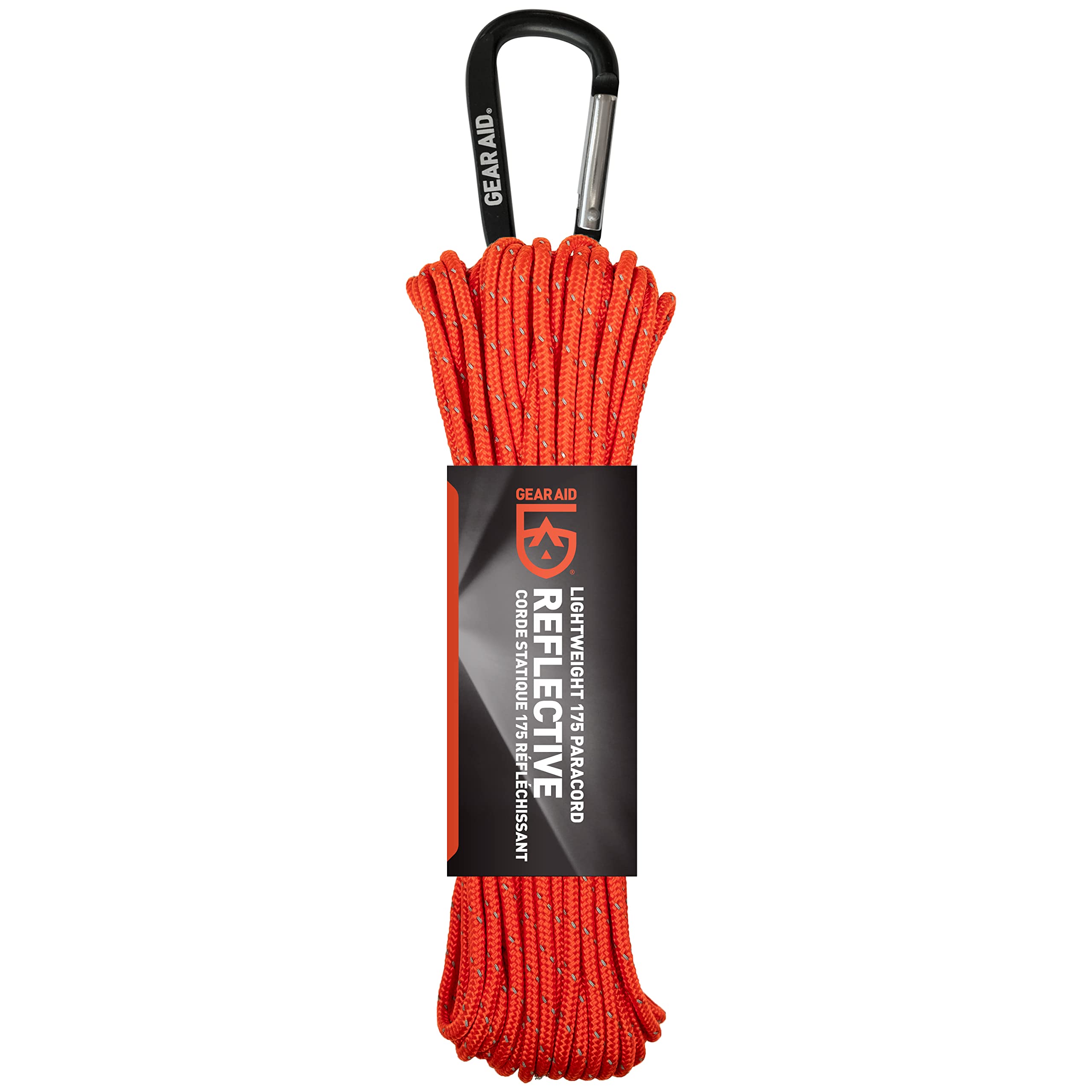 Gear Aid 175 Paracord, Lightweight Visible Guyline For Securing Tarps And Tents, Or Use As A Clotheslines For Camping, Hiking An
