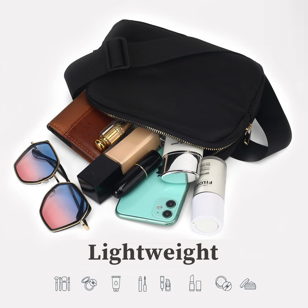 Daitet Everywhere Belt Bag For Men&Women, Crossbody Fanny Pack & Waist Bag With Adjustable Strap For Outdoors Workout Traveling
