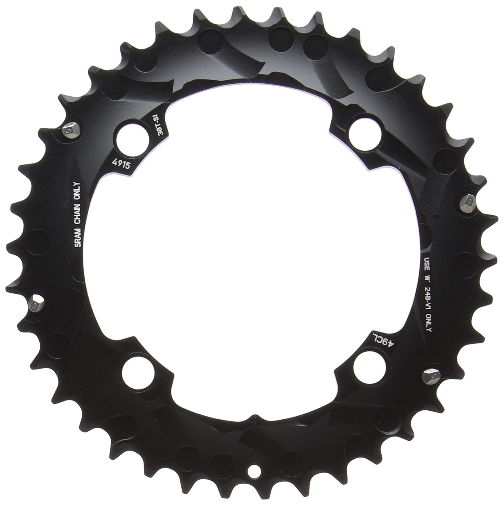 Sram/Truvativ X0 X9 38T 104Mm 10-Speed Chainring, Use With 24T
