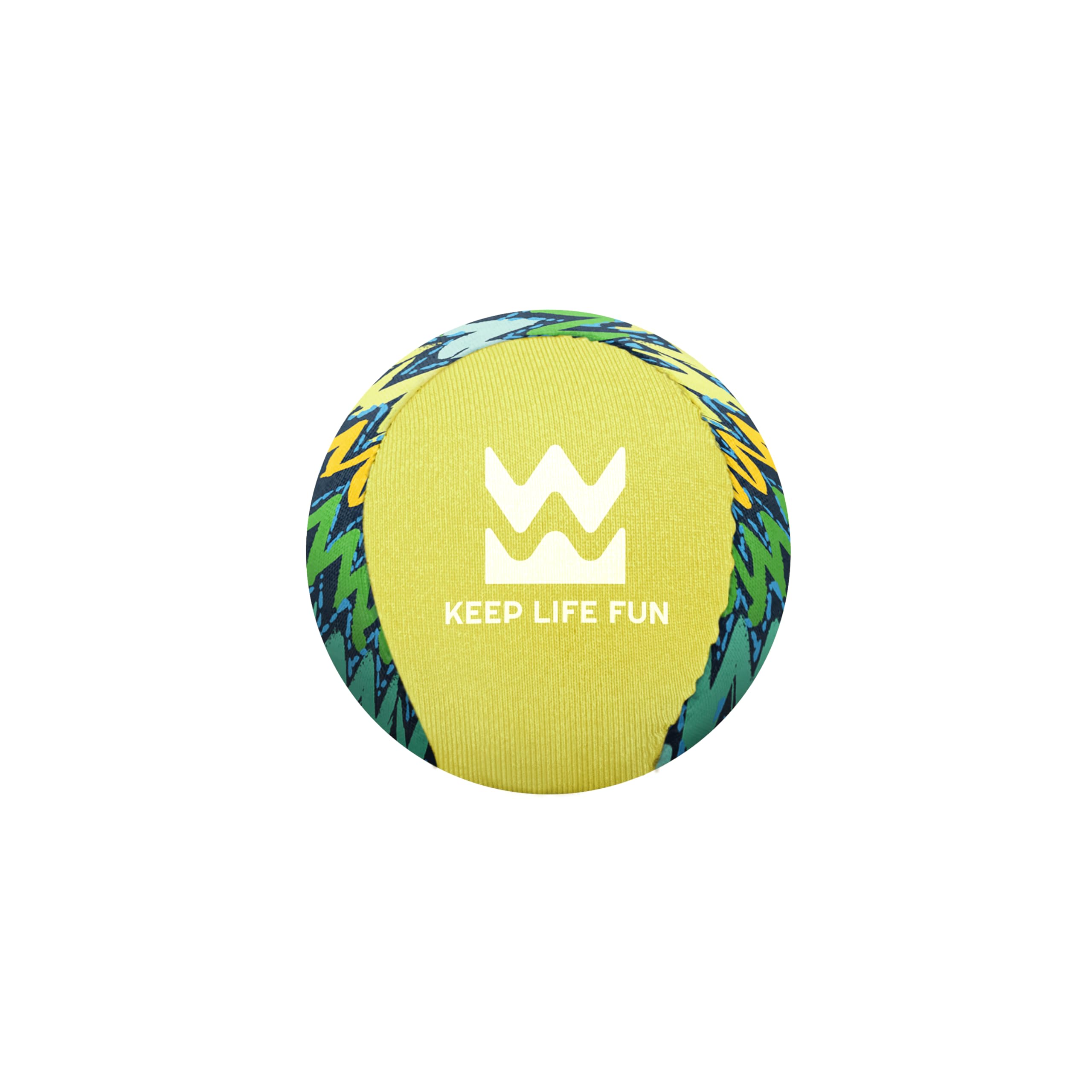 Waboba Original Water Bouncing Ball - Water-Proof Beach Toys, Pool Games for Kids - Zigzag