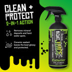 Boat Juice Boat Cleaning Kit - Exterior Boat Cleaner Water Spot Remover, Interior Boat Cleaner For Seats And Vinyl, 2 Microfiber