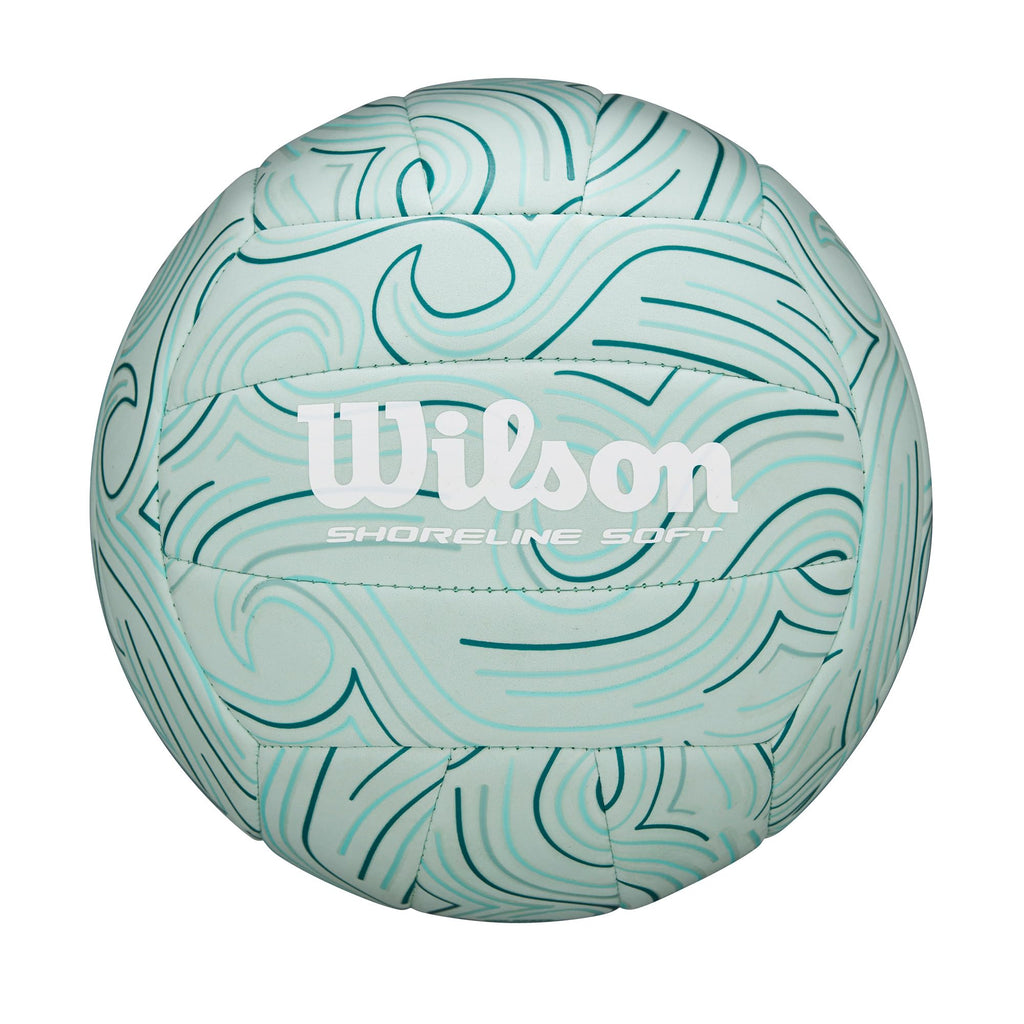 Wilson Shoreline Soft Gen Green Volleyball - Official Size, Light Blue