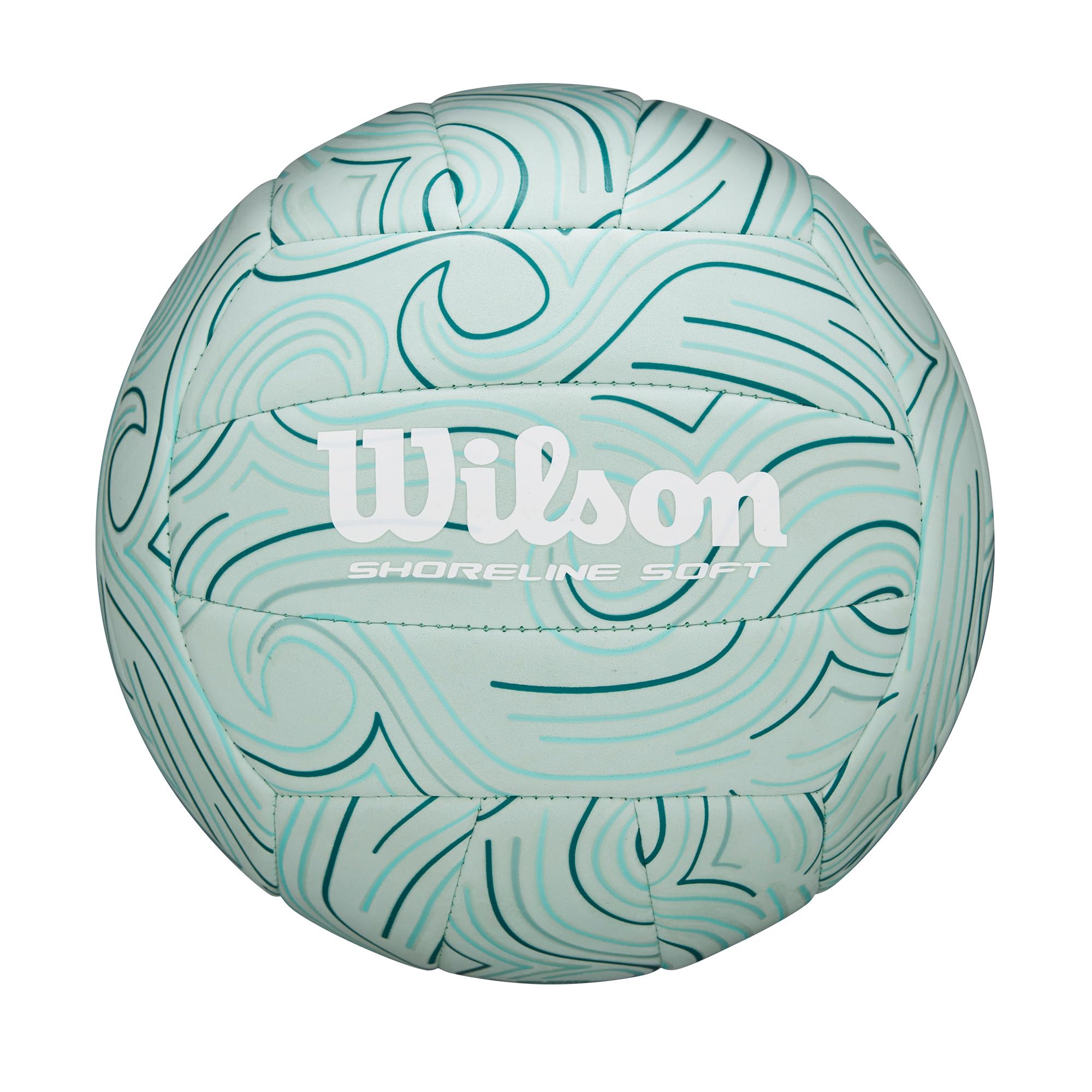 Wilson Shoreline Soft Gen Green Volleyball - Official Size, Light Blue