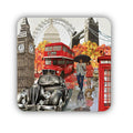 ISEE 360 London City Fridge Magnet for Home Kitchen Door Refrigerator and Office Door Decor Wooden Magnet Souvenir Gift L X H 3 