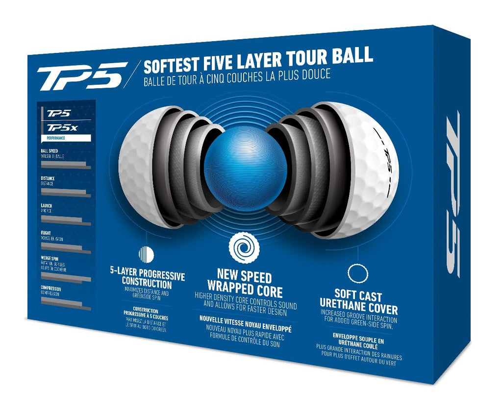 TaylorMade Golf 2024 Symbol TP5 Palm Tree GOLFBALLS ONE Dozen