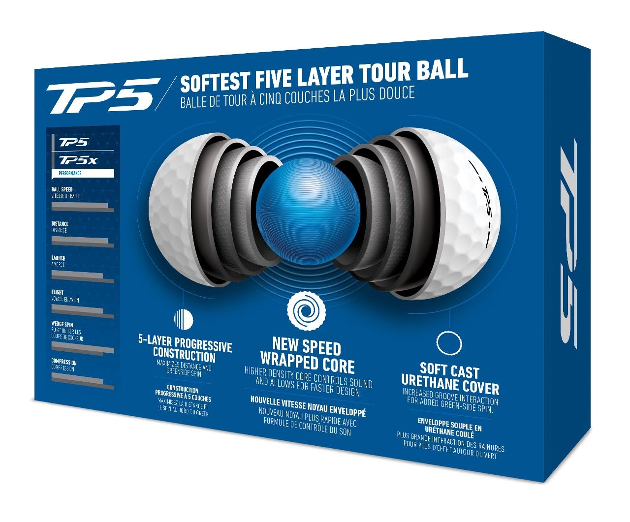 TaylorMade Golf 2024 Symbol TP5 Palm Tree GOLFBALLS ONE Dozen