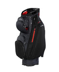 Sun Mountain Mens C100 Lightweight Cart Golf Bag, 14-Way Top, 2026 Model - Steel Black Red