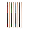 Set Of Aska L2 Billiard Pool Cue Sticks, 58'' Hard Rock Canadian Maple, 5/16X18 Joint, 13Mm Hard Tip, Mixed Weights (Set Of 4 St