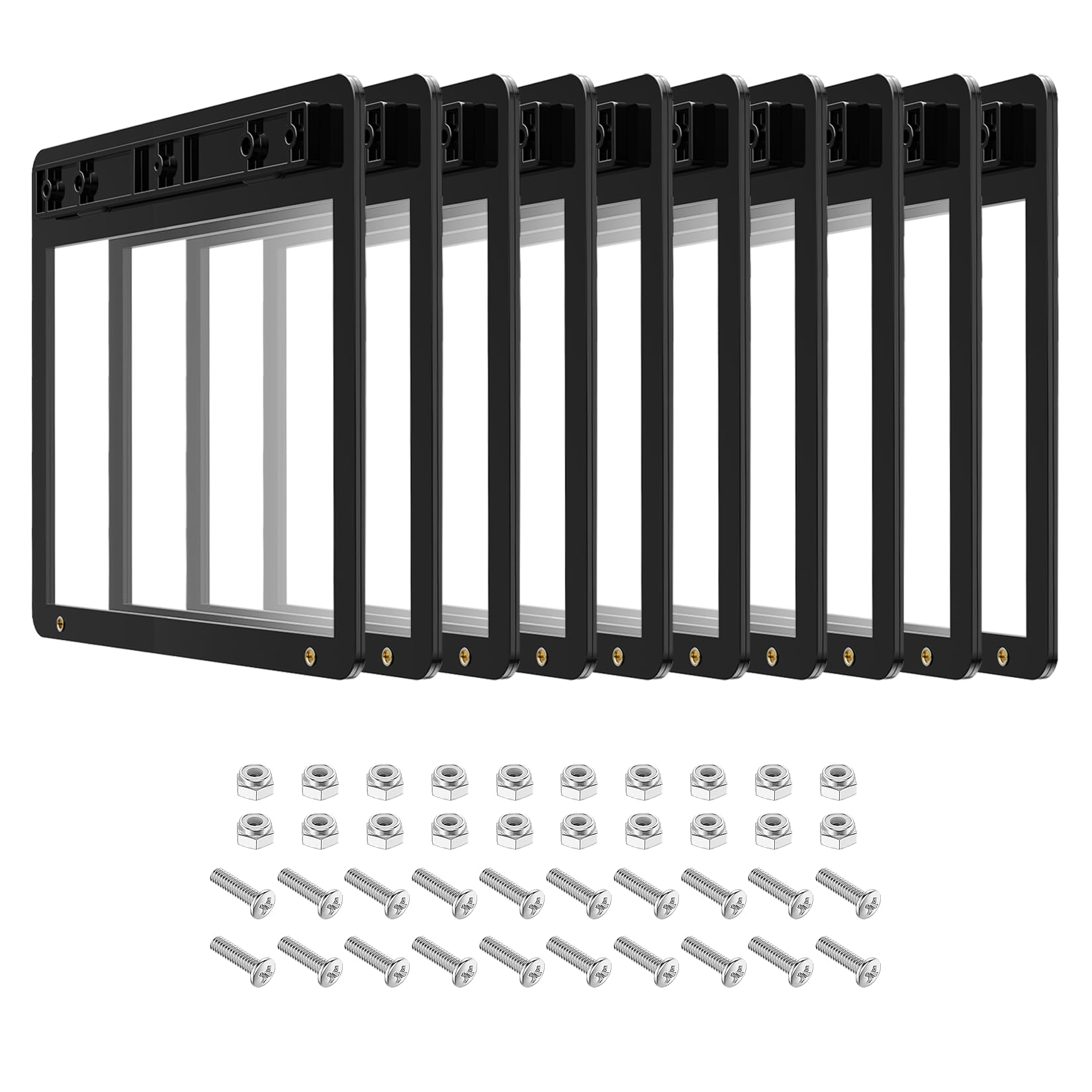 DRIVE UP Golf Cart Black Deluxe Message Holder for Club Car, OEM 101808301, 10PCS