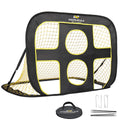Podiumax 2 In 1 Pop Up Kids Soccer Goal - Indoor/Outdoor Soccer Target Net For Improving Passing And Shooting Accuracy | Portabl