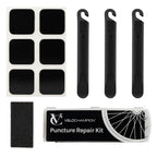 Velochampion Bike Tire Repair Kit - Pre-Glued Adhhesive Repair Patches - No Glue Needed - Quick Inner Tube Repair Kit For Mounta