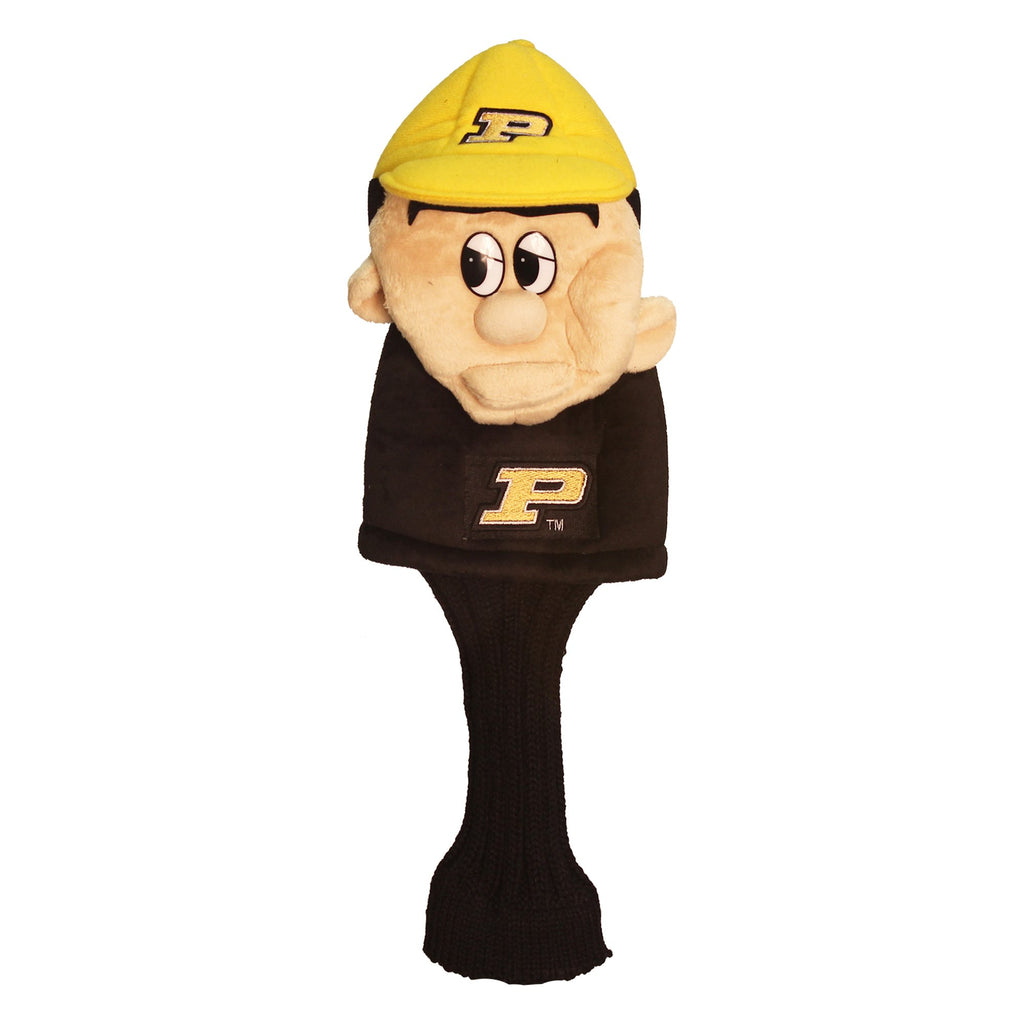 Team Golf Ncaa Purdue Boilermakers Mascot Head Cover Mascot Golf Club Headcover, Fits Most Oversized Drivers, Extra Long Sock Fo