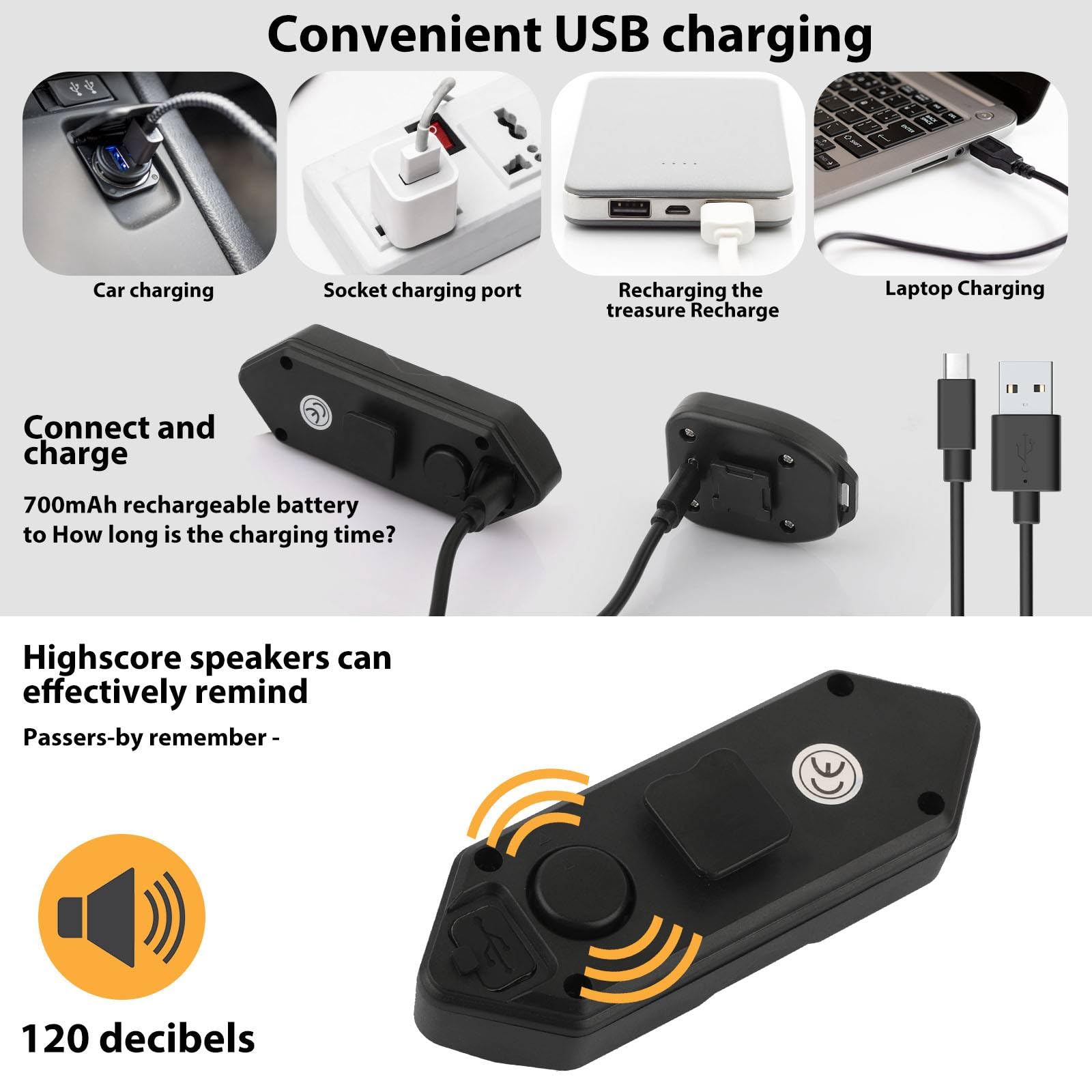 Ruishika E Scooter Turn Signal,Scooter Bike Turn Signal/Blinker/Tail Light With Remote Control Compatible With Xiaomi M365/Pro2/