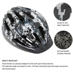 Exclusky Kids Bike Helmet with LED Light - Adjustable Multi-Sport Youth Helmet for Boys & Girls, Ages 5-12, Fits 50-57cm, Cyclin