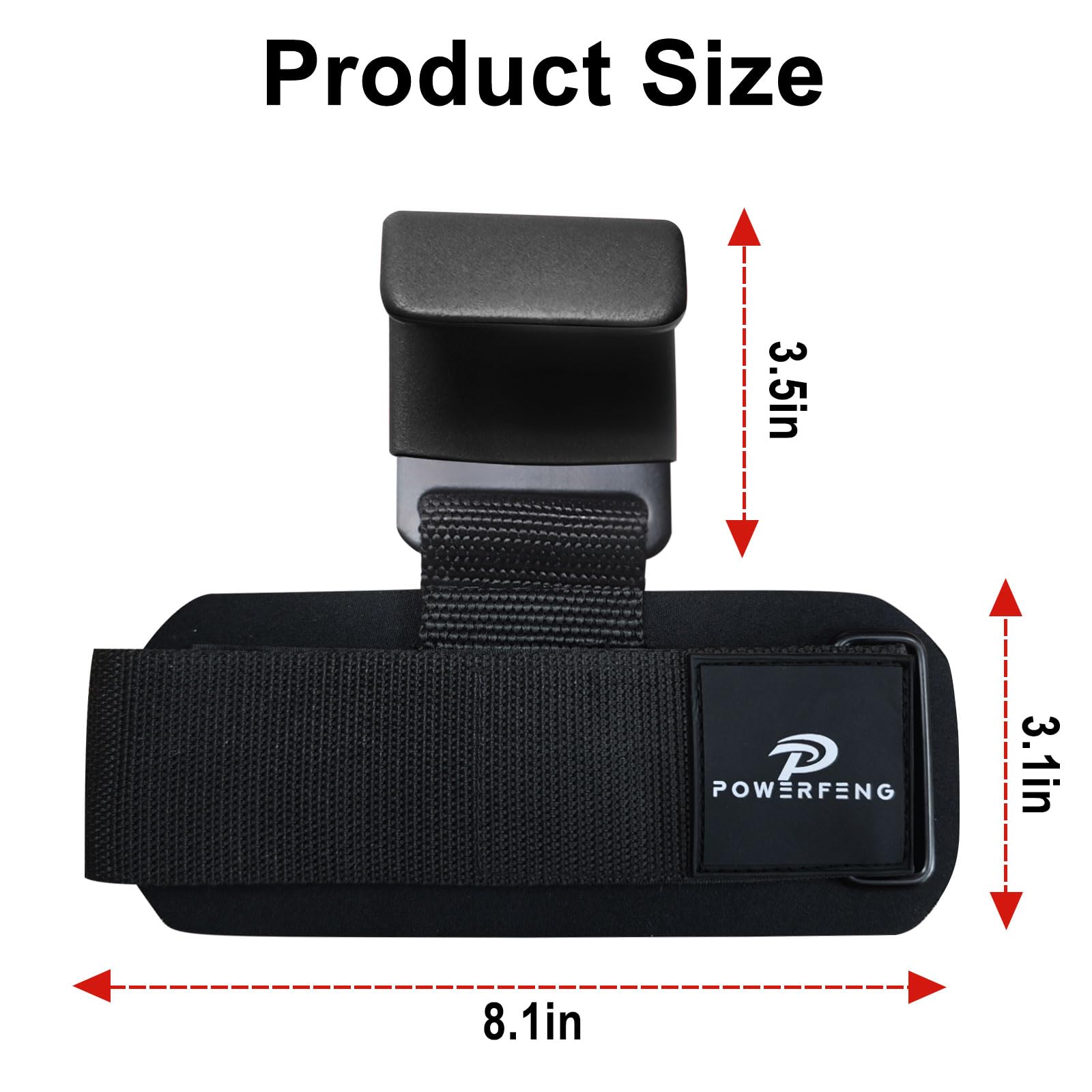 Powerfeng Lifting Hooks For Weight Lifting: Weightlifting Hooks Wrist Straps Hand Grip Support For Deadlift Weightlifting Gym Gl