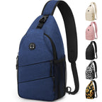 Pritent Crossbody Bags for Women Men Trendy Sling Bag Bakpack Casual Chest Bag with Convertible Shoulder Strap Travel Cross Body