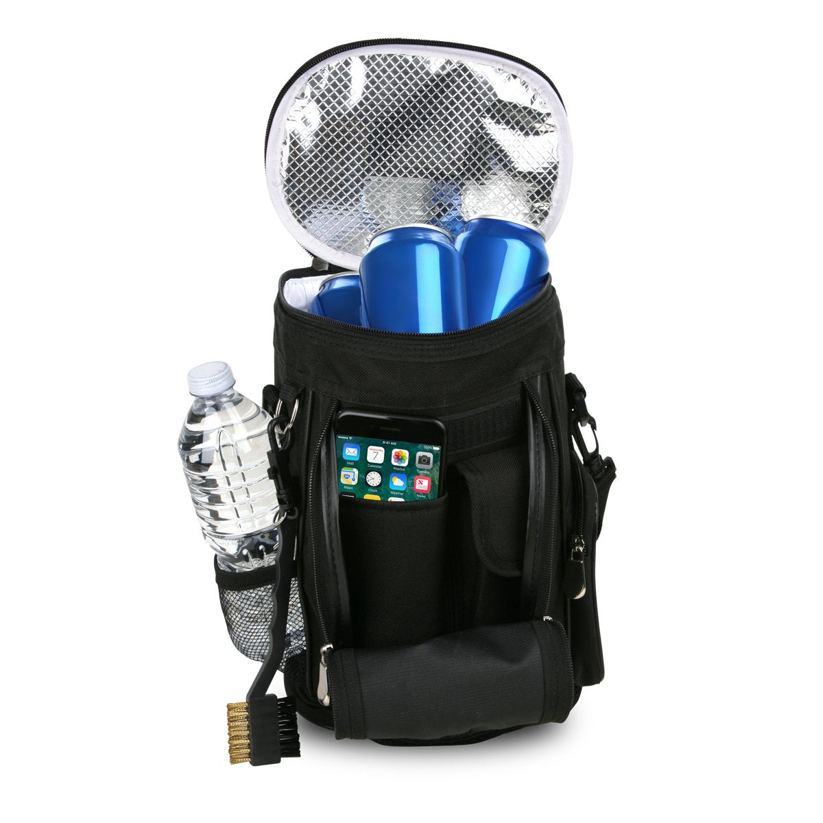 Intech Usa Golf Bag Cooler And Accessory Caddy, Black, 12'' X 8'' X 6''