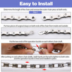 Bike Chain Kit, 11 Speed Multi-Function Bike Mechanic Repair Kit, Chain Breaker And Bike Link Plier With Hook And 6 Pairs Bicycl