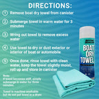 Super Absorbent Towels Drying Chamois Cloth Synthetic Smooth Boat Cooling Towel Shammy Towel For Car Drying Towel Marine Grade C