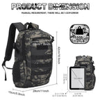 Huntvp 10L/20L/30L Tactical Backpack Military Molle Backpack Rucksack Gear Tactical Assault Pack For Hunting Camping Trekking (2
