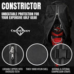 Caddydaddy Golf Constrictor 2 Travel Cover (Black/Grey)