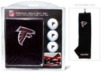 Team Golf Nfl Atlanta Falcons Gift Set: Embroidered Golf Towel, 3 Golf Balls, And 14 Golf Tees 2-3/4'' Regulation, Tri-Fold Towe
